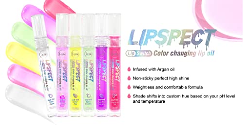 LA7 Lipspect interruptor de lábios Alteração do óleo de lábios, hidratante Alteração de cor Lipstick Lipstick Oil - Cherry Ish