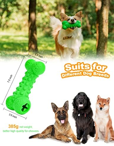 Gnkiko Indestrutível Brinquedos de cães/Super Chewer Toys de cachorro/mastigar brinquedos para cães para brinquedos médios e grandes e interativos Presente para cães de cães de cães médios raça, cão pesado cachorro