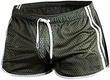 Akimpe Men's Running Workout Bodybuilding Gym Shorts Athletic Casual Pants Short Shorts Fitness Home Beach Troushers