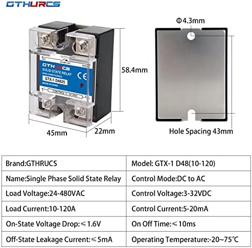 SSR 10A 25A 40A DA SONO DE CAIO DE CONTROLO DE CACO DE CACA DE CAÇÃO 3-32VDC 220V AC SSR-10DA 25DA 40DA Relé de estado sólido DC-AC,