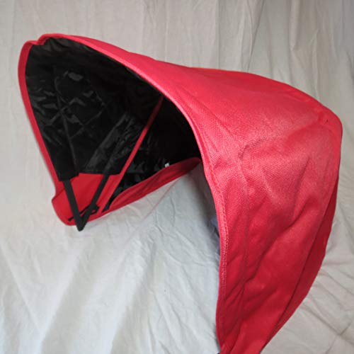 Red Sun Shade Canopy Capuz Cappa guarda -chuva com fios para carrinhos de bebê Bugaboo Cameleon 1, 2, 3, & Frog bebê