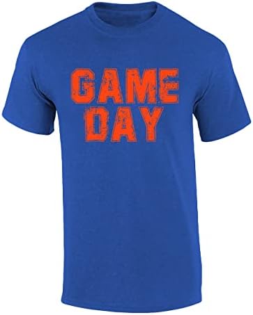Camiseta estatal time de futebol colorido de jogo de camisa colorido colorido mass de manga curta camiseta gráfica