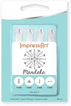 Metal Stamps Impressart- Mandala Pack, Série 4