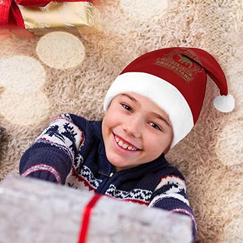 Chapéu de Natal de Bulldog Francês Personalizado Hat de Papai Noel Decorações de Natal engraçadas
