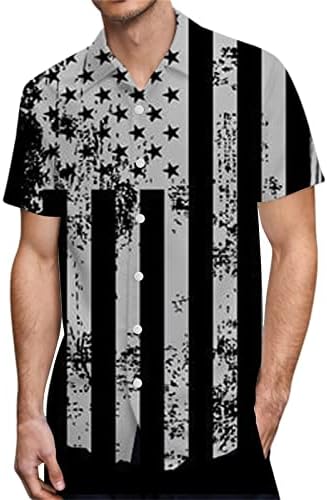 Camisetas de tshirts de verão bmisegm para homens mens 3d de impressão digital bolso fivela lapela de manga curta camisa de algodão camisetas para homens