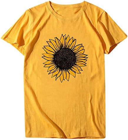 Camisetas camisetas para mulheres quadradas de pescoço quadrado leve e sem mangas gráficas de mangas de mangas de forma solta no verão casual no verão