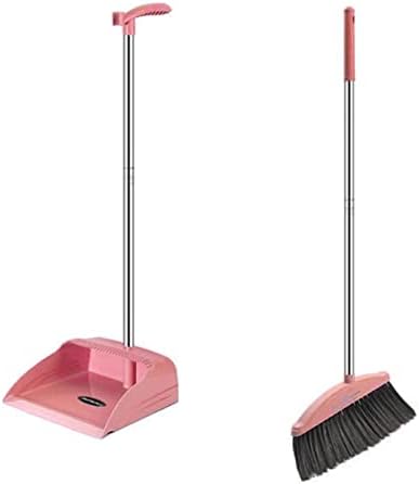 Zukeesb Broom Broom and Dustpan Set Home for Floor Sweeper Limpeza de lixo Stand Up Broom Dustpan Set Ferramentas