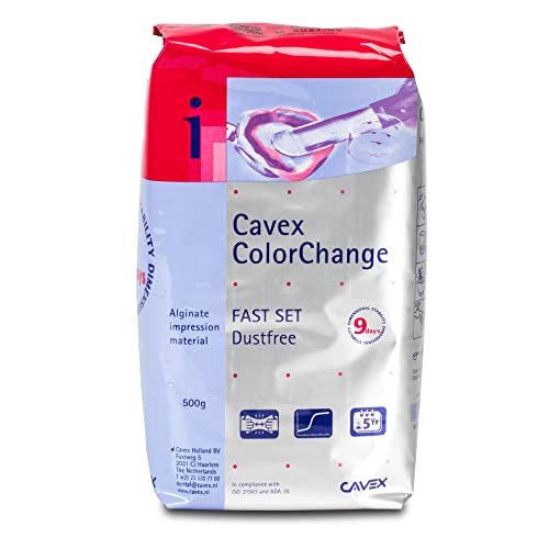 Practicon-7085610 Alginato de Colorchange Cavex, 500 gramas