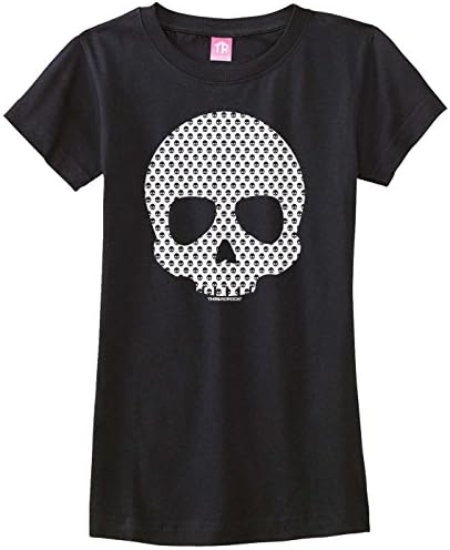 Skull das garotas grandes de threadrock feito de crânio de camiseta equipada