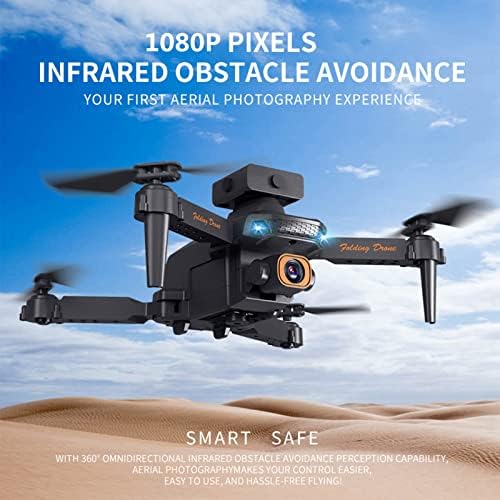 Drone com câmera dupla 1080p HD FPV, vídeo ao vivo WiFi, altitude, modo sem cabeça, sensor de gravidade, RC Toys Gifts