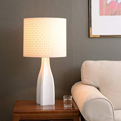 Kenroy Home Kenroy 33175Wh transitório One Light Lamp de Coleção Desiree em acabamento branco, 14,00 polegadas, médio