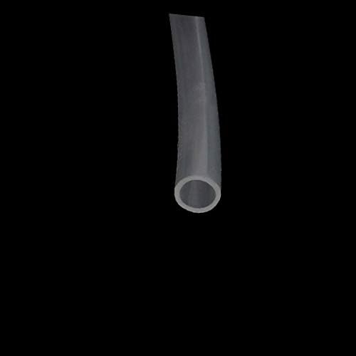 X-dree 3mm x 4mm de altura resistente a temperaturas de silicone tubo de borracha Tubo de mangueira limpa 1 metro de
