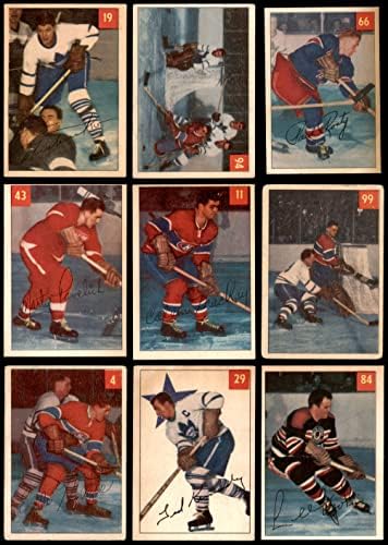 1954-55 Parkhurst Hockey Complete Conjunto VG