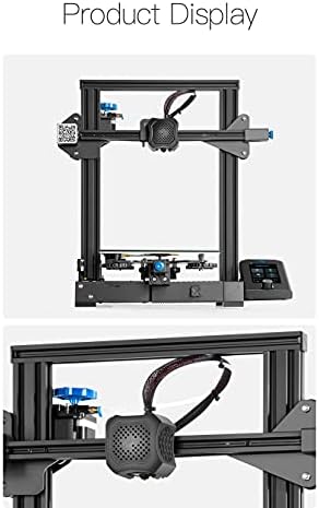 CHOPER CREALIDADE ENDER 3 V2 Kit de extrusão completa montada, impressora 3D Ender 3 V2 Kit de metal, fãs duplas e shell ABS para Ender-3 V2 3D Impressora