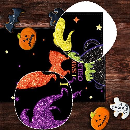 Nepnuser Hocus Pocus I Smell Infray Tabel Runner Halloween Decoração da festa da cozinha Decoração da casa