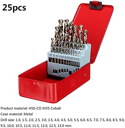 Bit de moagem Bit giration bit m35 conjunto de broca de cobalto, broca de broca de comprimento de cobalto HSS-Co, com casca