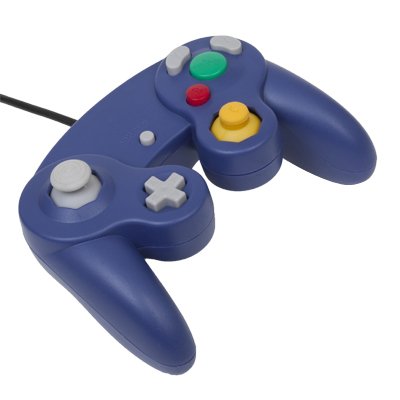 Controladores de jogos da CE Compass para Nintendo GC GameCube Wii Blue