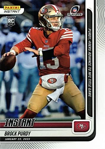 2022 Panini Instant Football #211 Brock Purdy Rookie Card 49ers