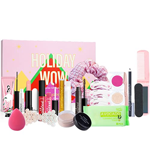 Fantasyday All-in-One Holiday Make Up Gift Conjunto | Kit de maquiagem para mulheres kit completo kit essencial