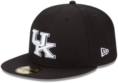 NCAA Kentucky Wildcats 5950 preto e branco