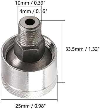 Dispensador de óleo Aicosineg M14 × 1,5 1/16 polegada Tipo de vavle Tipo de vavle+plexiglasse xícara de óleo Vista para gotejamento