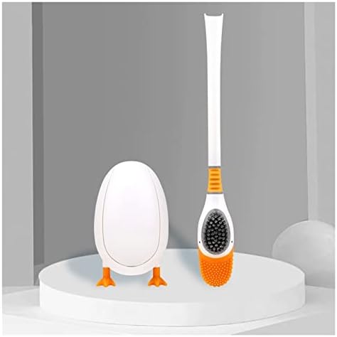 Avluz Brush e suporte de vaso sanitário de pato fofo para banheiro, escovas de abertura automática de escovas de vaso