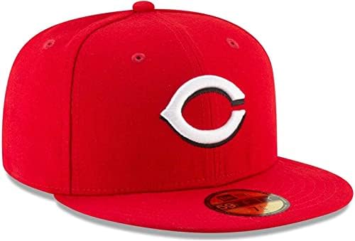 Nova Era MLB 59Fifty Team Color Authentic Collection instalado no chapéu de boné de jogo de campo