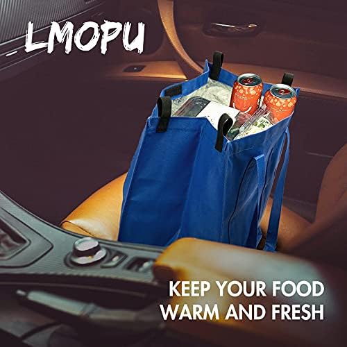 Bolsas de supermercado reutilizáveis ​​de Lmopu utilidade de bolsas isoladas de bolsas de compras reutilizáveis ​​de grande capacidade