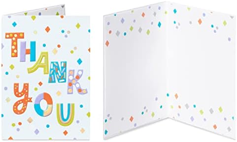 Papyrus Boxed Blank Thank You Card Card, flores