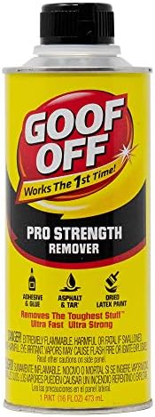 Removedor profissional de força profissional do FG653, removedor de força de 16 onças, líquido e de força profissional, 6 fl. Oz, tinta de látex e removedor adesivo