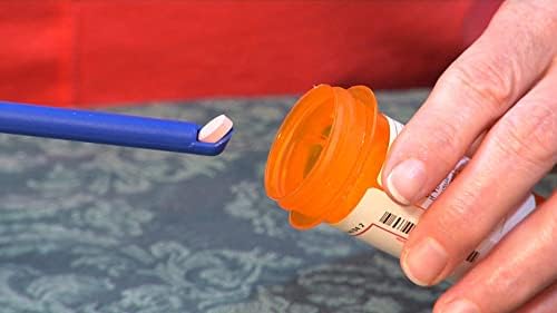Pillspoonz - colher de 2 lados retira qualquer tamanho de pílulas, vitaminas, medicamentos, medicamentos prescritos, suplementos da garrafa