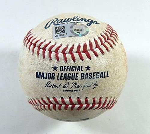 2021 Washington Nationals no Colorado Rockies Game usado Baseball DP30330 - Baseballs de jogo usado