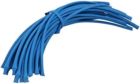 X-dree 15m 0,2 polegada de poliolefina interna de poliolefina azul de tubo retardante para reparo de arame (azul de tubo de retardante de llama de poliolefina de diámetro interno de 15 m 0,2 pulg. Para reparación de cabos