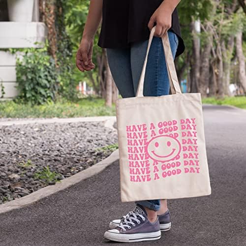 Sacola estética da tela kimoli para mulheres sacolas de bolsas de bolsas de ombro da escola para mulheres sacolas de