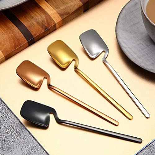 Utensílios de aço inoxidável Hemoton Conjunto de talheres de aço inoxidável conjunto de talheres para garfos de ouro e colheres de acordo com o casamento de ação de graças decorações de jantar de natal decorações de aço inoxidável