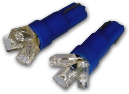 TuningPros Ledis-T5-B3 Bulbos LED de LED T5, 3 LED Blue 2-PC Conjunto