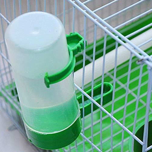 Alimentador de água de pássaro 5pcs pássaros alimentadores bebedores clipe plástico plástico água potável aspersor de água de pássaro