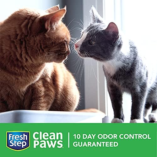 Fresh Step® Clean Paws® Cat Ning, aglomerado ninhada de gato com febreze, perfume de ganho - 22,5 libras