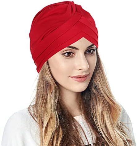 Fãs de esportes femininos Fã de chapéu de cabeça casual Capinho de cabeceira muçulmana Capinho de turbante Haps de