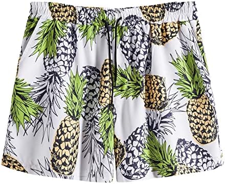 BMISEGM Mens shorts curtos homens de verão Pant curto impresso Curto solto Pocket Pocket Board Casual Pant calça de