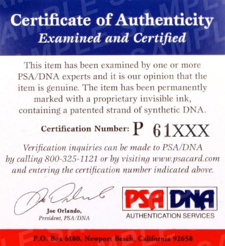O campeão de mestrado de 2014 Jordan Spieth assinou 4x6 Cut PSA/DNA Slabbed CoA - Assinaturas de corte de golfe
