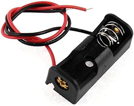 X-Dree Platpl Shell de 2 fios leva a estojo de porta de baterias para a bateria 12V 23A (Batterie de Custodia Porta em Plasticha
