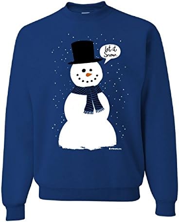 Tee Hunt Let It Snow Sweater Funny Snowman Christmas Sweater de Natal