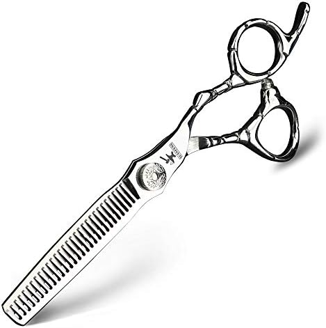 Xuanfeng 6 polegadas de penteado profissional tesoura Damasco Corte de aço e desbaste Ferramentas de estilo de barbear de barbear