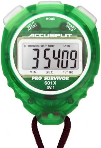 Accusplit Pro Survivor - A601X Stopwatch, relógio, exibição extra grande