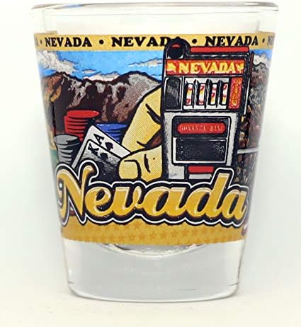 Glass de tiro envolvente do estado de Nevada