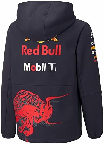 Red Bull Racing - Mercadoria Oficial de Fórmula 1 - Crianças 2022 Hoodie de equipe - Marinha - 3-4 anos