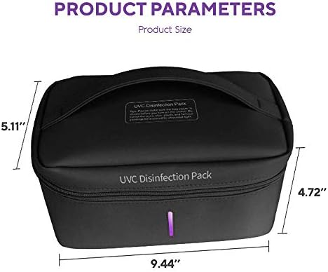 Bolsa Uvilizer - Sinitalizador leve UV e caixa de esterilizador ultravioleta