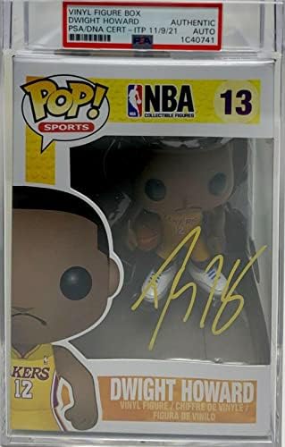 Dwight Howard assinou o Lakers Funko POP PSA Slabbed PSA 1C40741 - Figuras autografadas da NBA