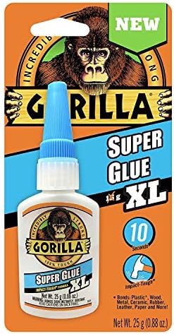 Gorilla Super Glue XL Super Glue de alta resistência 25 gm